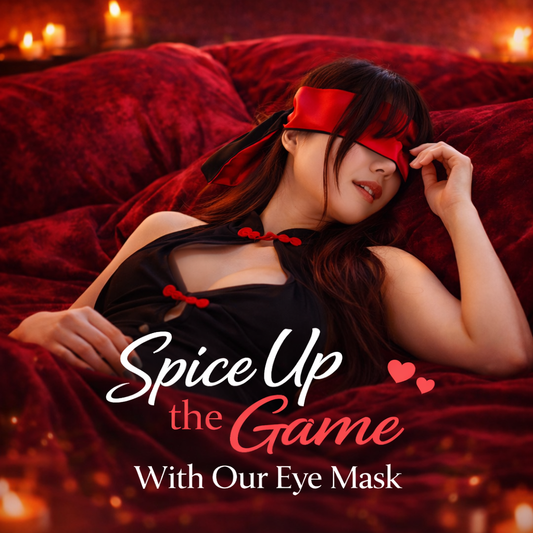 Satin Eye Mask — Adjustable Couples Blindfold
