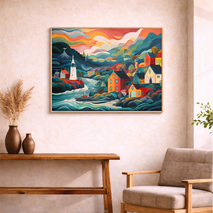 Whispering Waterscape 🌊🌈