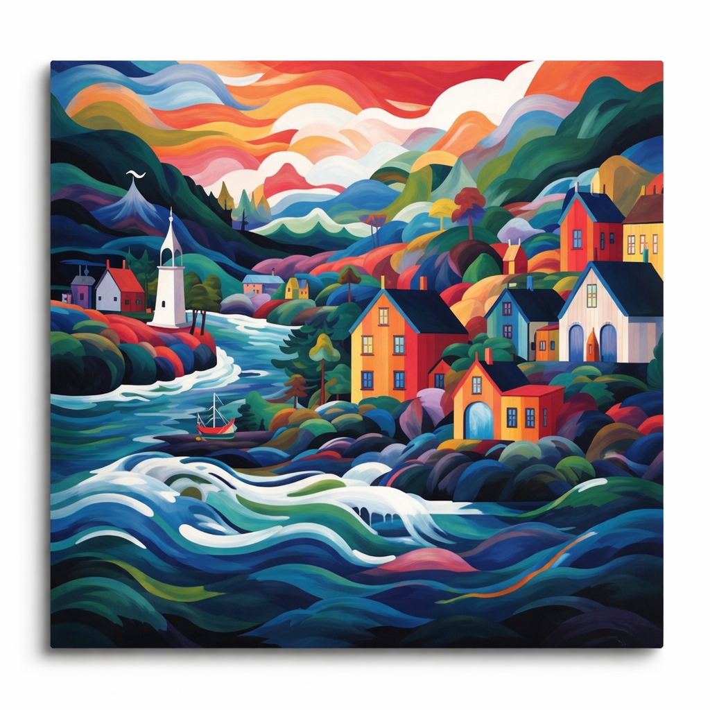 Whispering Waterscape 🌊🌈