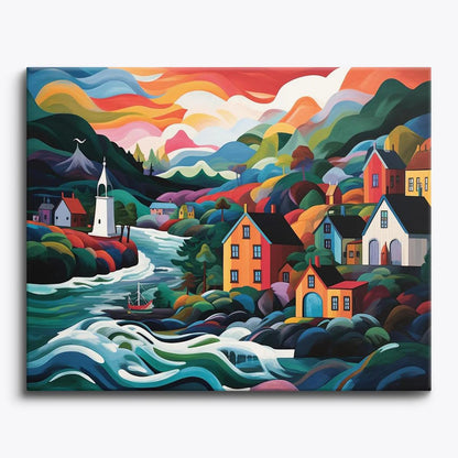 Whispering Waterscape 🌊🌈