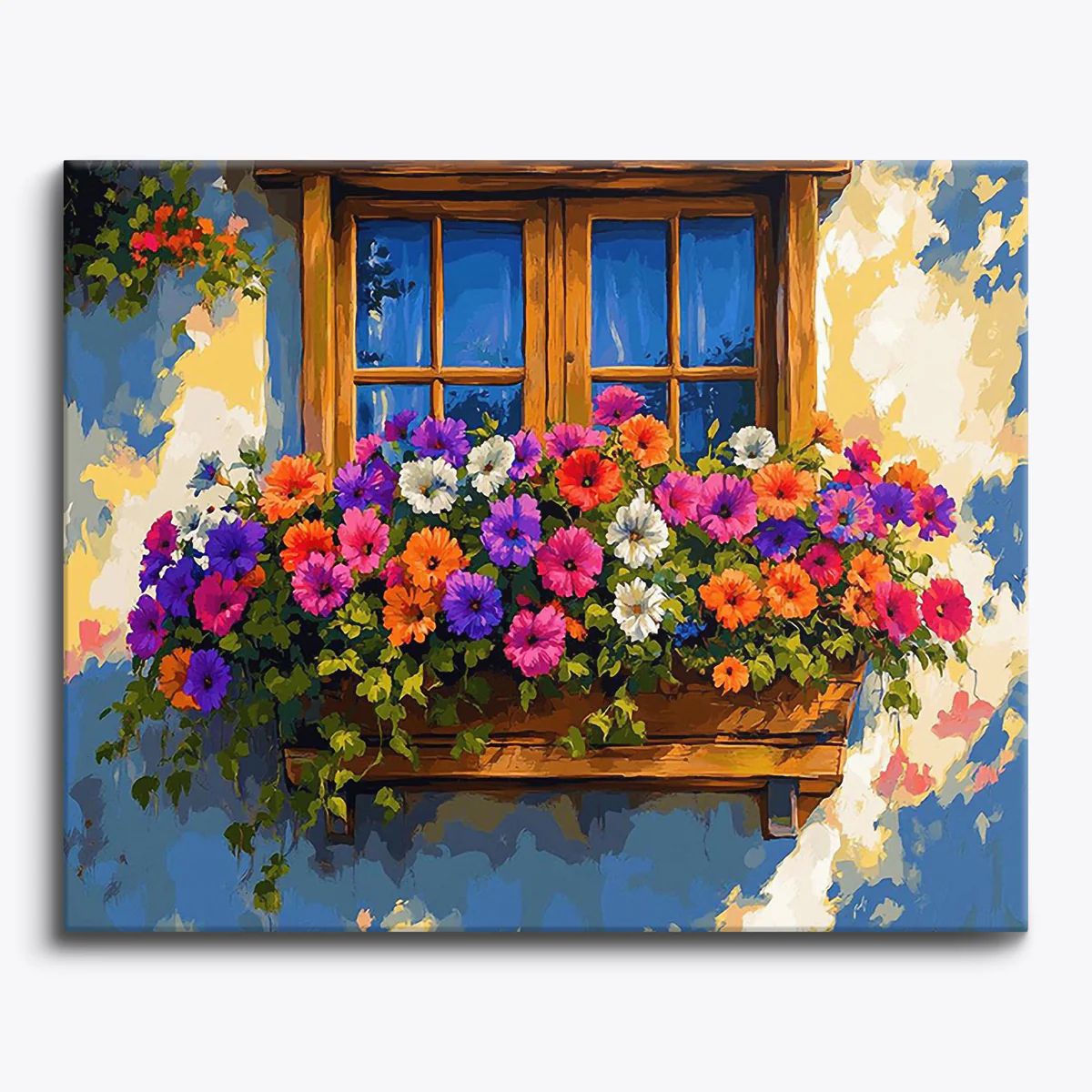 🌸 Flowers at the Heart Window 💖